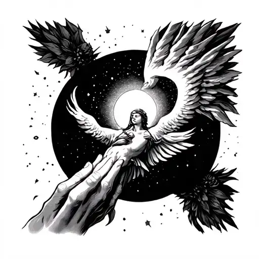 Portal Opening Into Heaven On Elbow