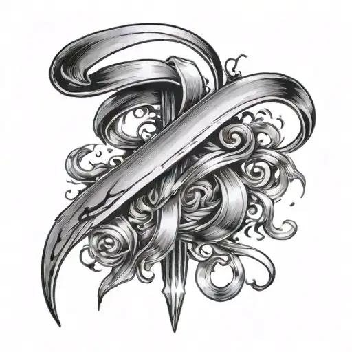 Ghostface Stabbing Semi Colon Cancer Ribbon