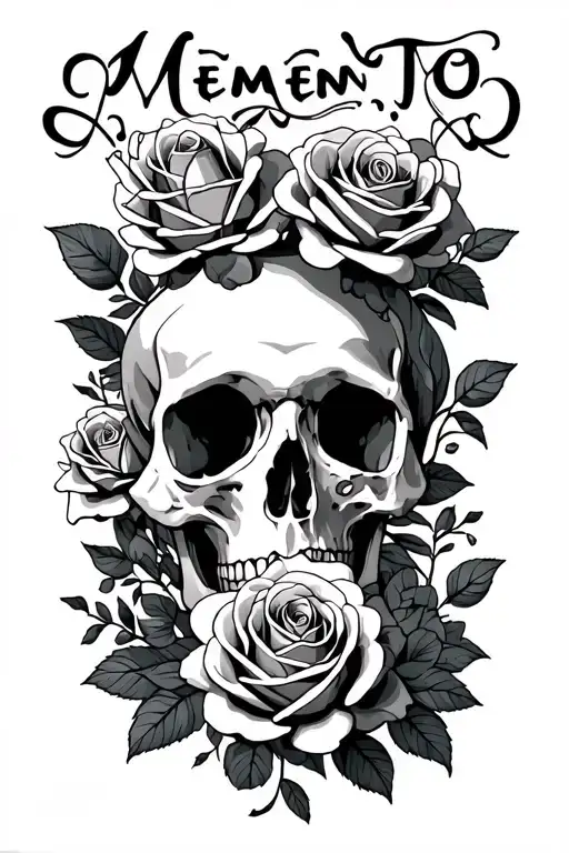 Roses And Memento Mori Text