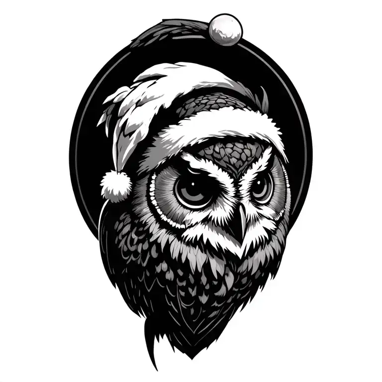 Santa Death Owl Globe