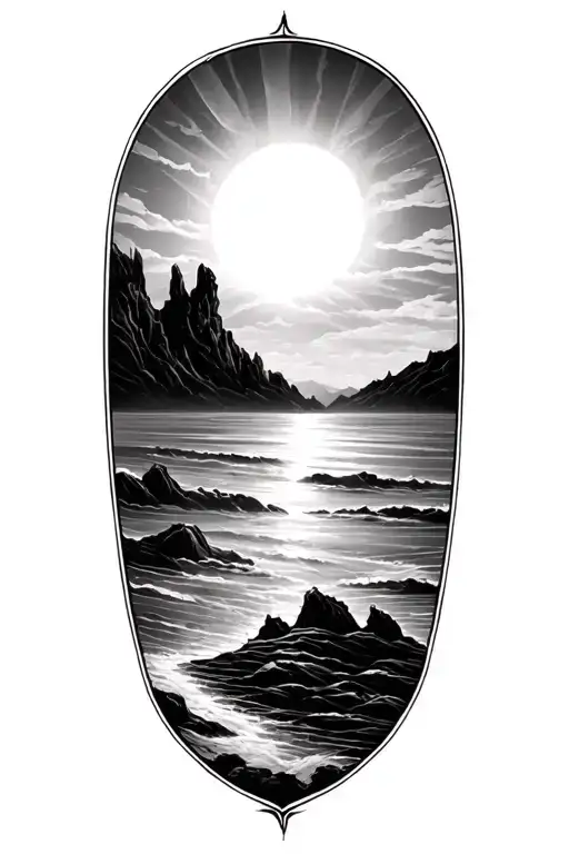 First Ray Of Sun Rising