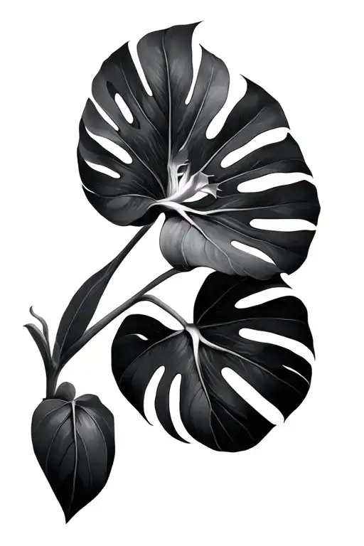 Strelitzia Monstera Nature