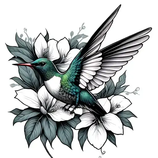 Humming Bird With Date
