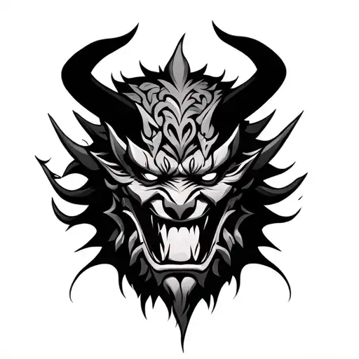Oni Demon Mask