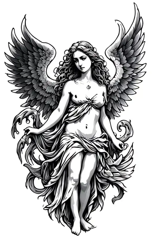 Virgo With Wings