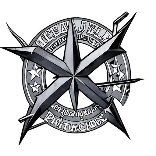 Metallica Star With Childrens Names At 4 Points