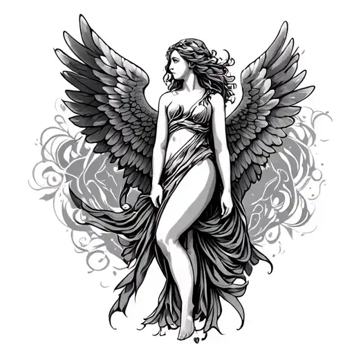Virgo With Wings