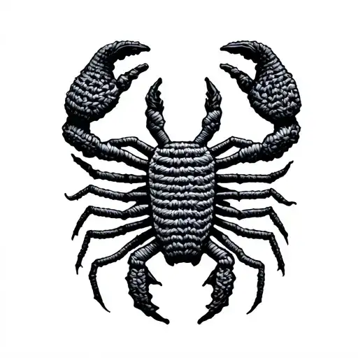 Crochet Scorpio Zodiac Sign