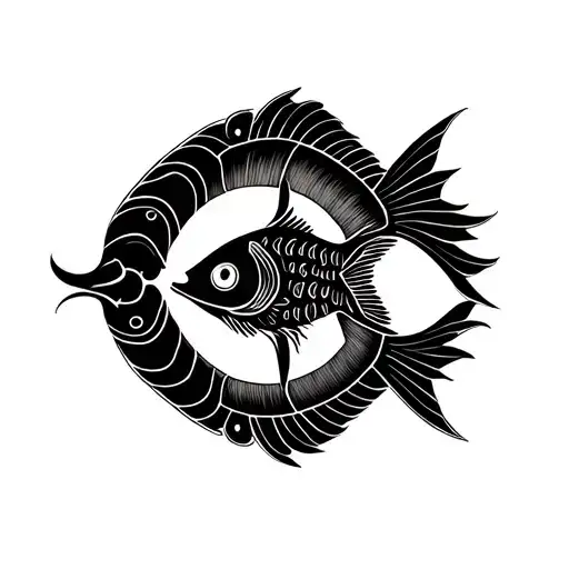 Symbol Of Aban Fish Symbol Of Power Liberation Peace