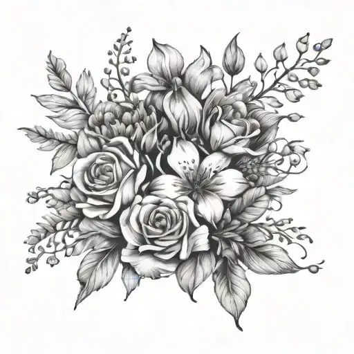 Birth Flower Bouquet