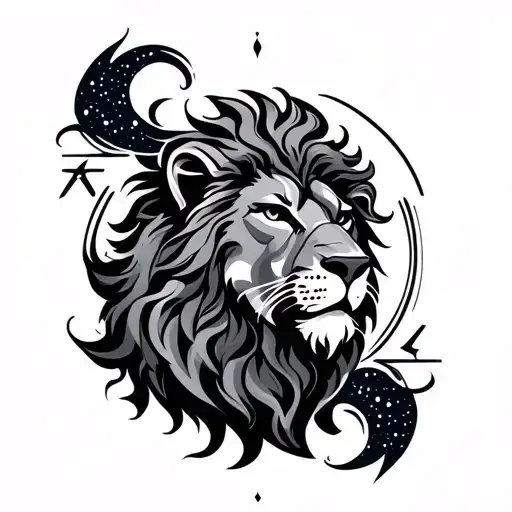 Astrological Sign Lion Forearm