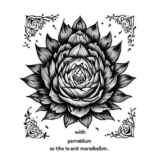 Sak Yant With Parrabellum Quote