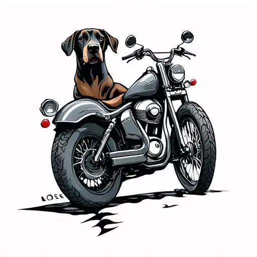 Travel Dog Motorcycle