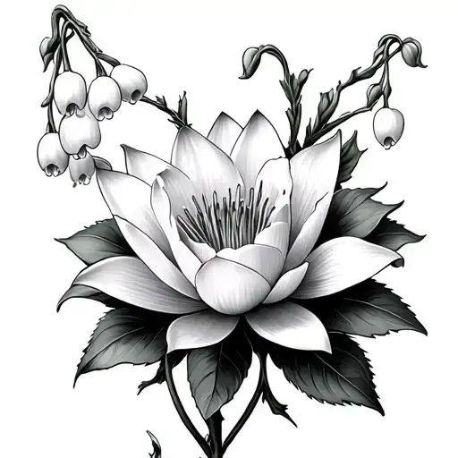 Rose Lilly Of The Valley Water Lilly Flowers