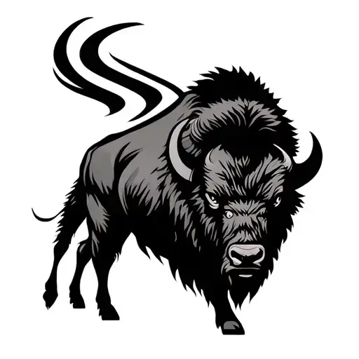 Bison Logo Merged
