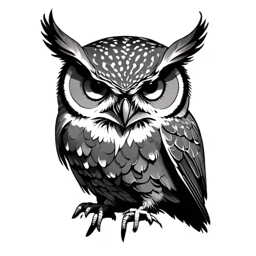 Owl To Do On Female Chest