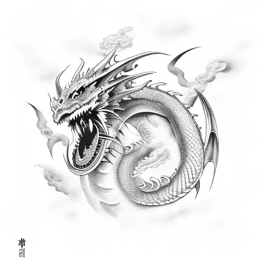 Dragon With Thunder