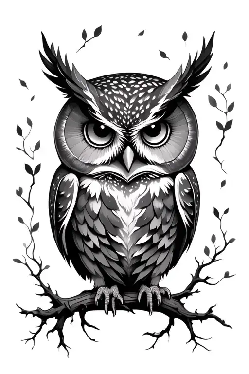 Tree And Owl
