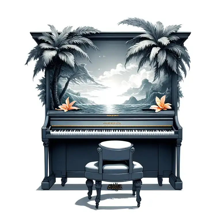 Margarita Piano With Ocean