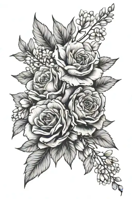 Birth Flower Bouquet