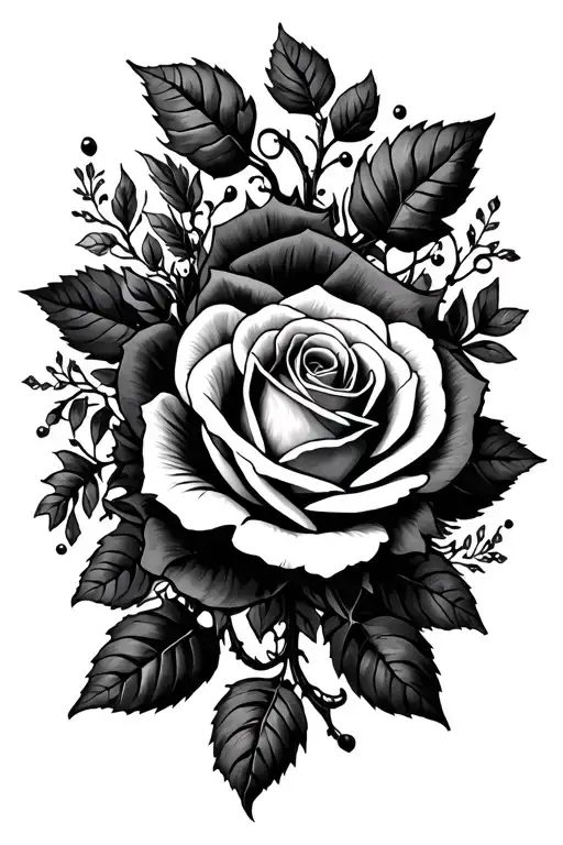 Mainly Roses But Some Gothic Leaves And Vines For Forearm