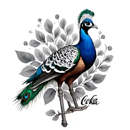 Peacock Ice Cream Diet Coke Cigarettes