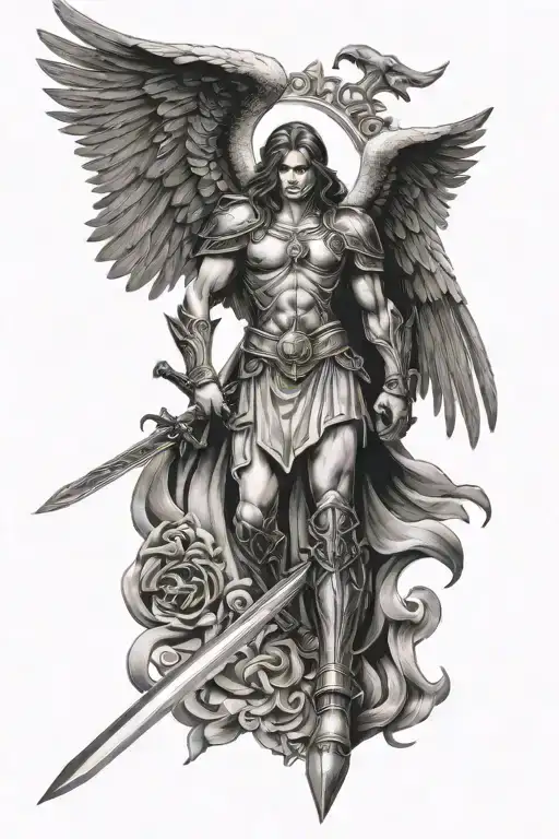 Arch Angel With Sword