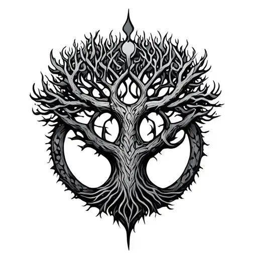 Nordic Loki Tree Of Life