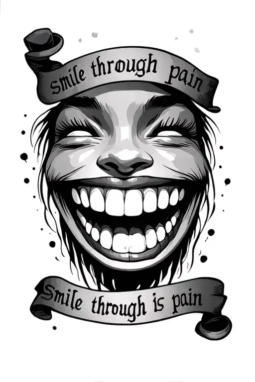 Smile Through Pain Words