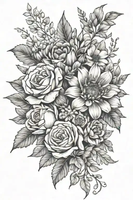 Birth Month Flower Bouquet