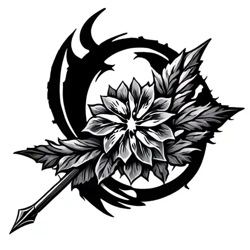 Arrow With Wind Roses