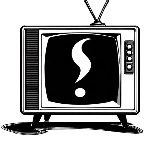 An 80'S Tv With On The Screen A Semicolon Incorporated