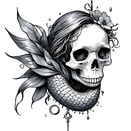 Skull Mermaid
