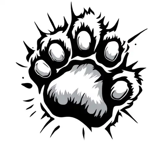 Dog Paw With Fist