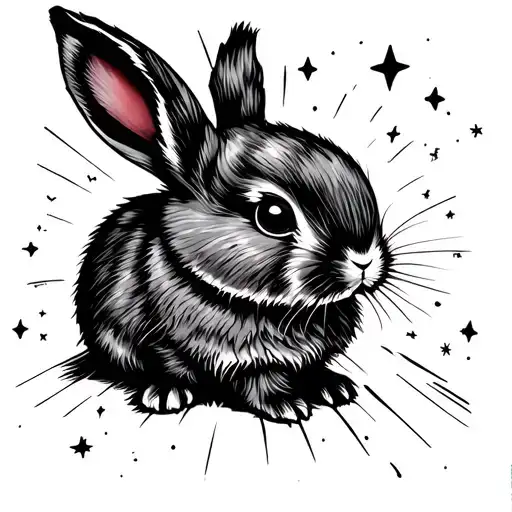 Baby Bunny In Star System