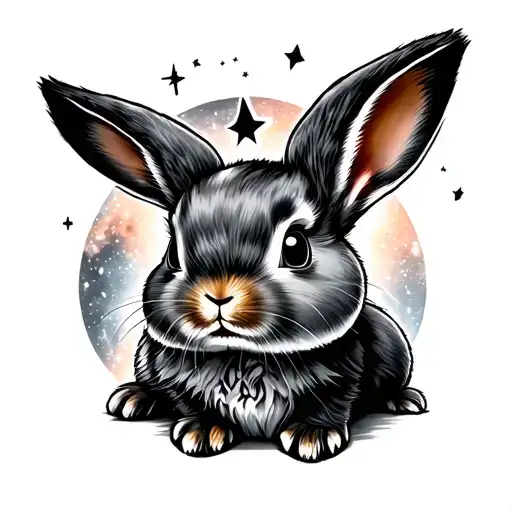 Baby Bunny In Star System