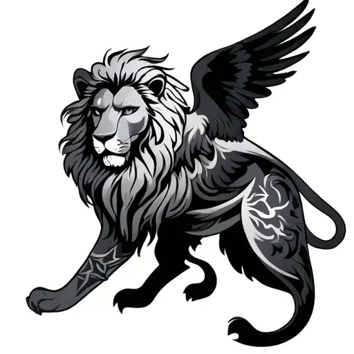 Blackangelic Strenght With Leo Sign