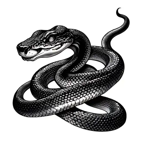 1989 With Snake Wrapped Loosely