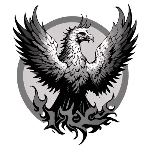 Phoenix Rising Phoenix From Fire