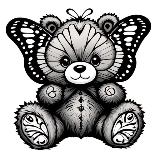 Teddy Bear Lilly Butterfly