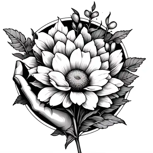 Virgo Astrological Sign Holding October Birth Flower