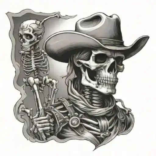 Skeleton Cowboy