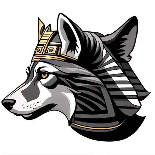 Wolf And King Tut