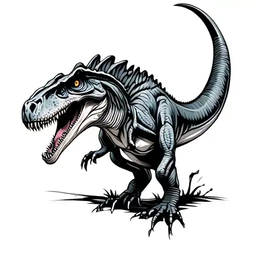 Running Raptor Dinosaur