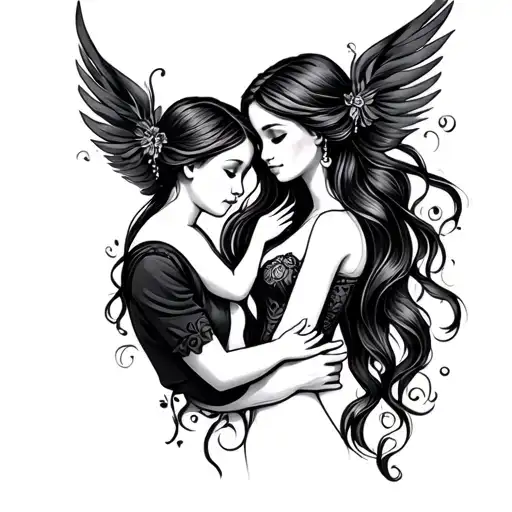 Mother Son And Daughter