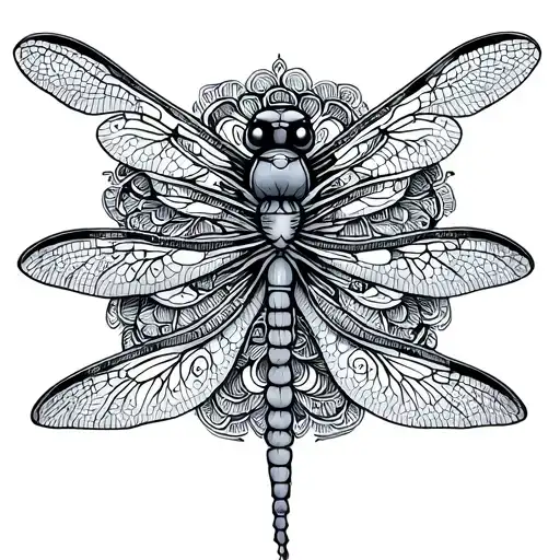 Dragonfly Mandala