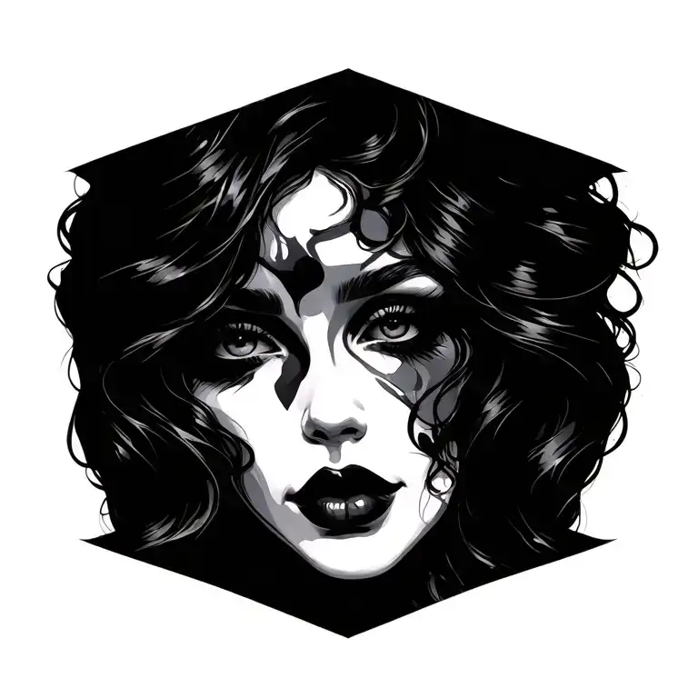 Beautiful Lusty Sinful Face