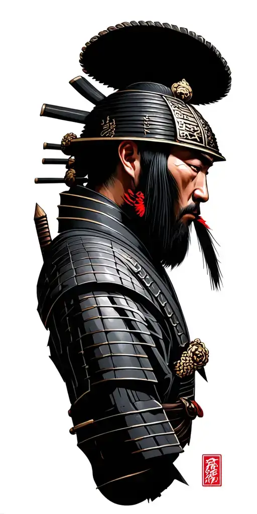 Japan Style With Samurai