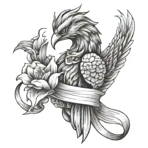 Phoenix Holding Lily Wrapped In Danger Tape