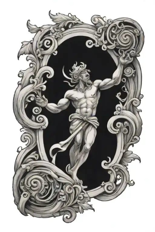 Scroll And Person Reaching To God